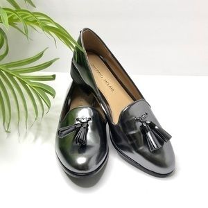 Antonio Melani Cleve Tassel Loafers 8 M - Metallic